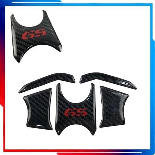 3D Motorcycle Top Triple Clamp Yoke Moto Carbon Fiber Pattern Sticker case for BMW R1200GS R 1200 GS 2008-2013