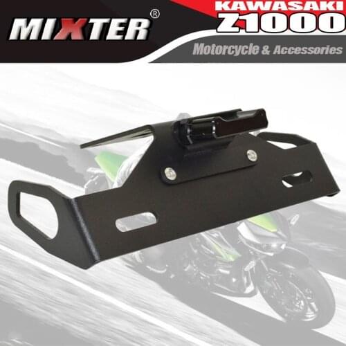 Motorcycle Fender Eliminator Registration Rear License Plate Holder Rack For KAWASAKI Z1000 Z-1000 2014-2020 Z 1000 2018 2019