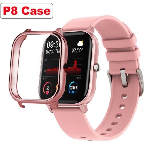 Smart Watch P8 Protector Case Film P8 Case Screen Protector Films P8 Pro Bumper Protective Cases Cover Accessories