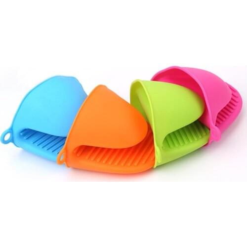 Baking Oven Hand Clip Anti-scalding Gloves Food Grade Silicone Plate Clamp Kitchen Insulation Pickup Crocker