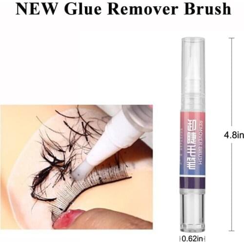 10ml Glue Remover Brush False Eyelash Extension Gel Remove Brush Pen Fast Move Eyelashes Makeup Tool