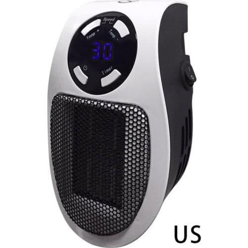 110-220V Wall-Outlet Mini Electric Air Heater Powerful Warm Blower Fast Heater Fan Stove Radiator Room Warmer