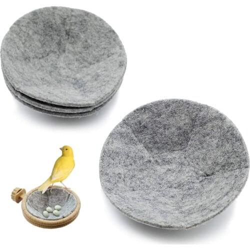 2PCS Canary Finch Bird Nesting Felt Pad Comfortable Bird Nest Sleeping Mat Bird Nest Accessories