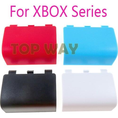 3pcs Replacement Housing Door Cover for Xbox Series X S Controller Battery Shell Lid Back Case White Wholesale