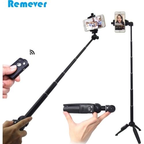 3 in 1 Mini Selfie Stick With Tripod Ball Head For Gopro+Bluetooth Remote Extendable Monopod For Iphone Xiaomi Samsung phones