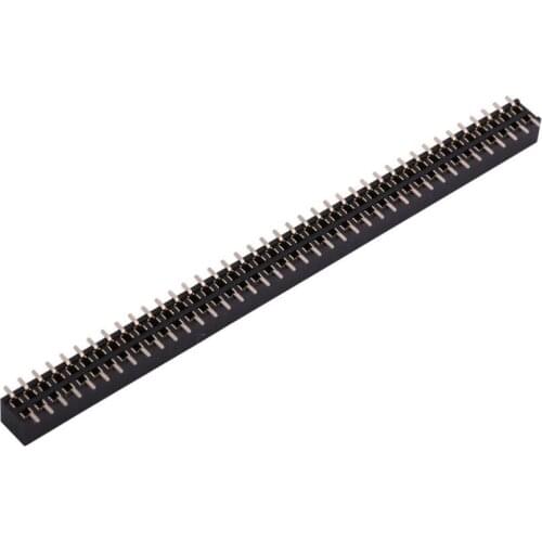 5PCS Pitch 1.27mm 2x50Pin 100 Pin Female Double Row SMT SMD Connector Socket