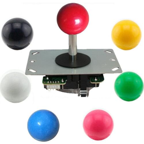 Arcade Game Machine Accessories Diy Parts Detachable 5pin Joystick Shaft Ball Top Removable 4 8 Way Stick