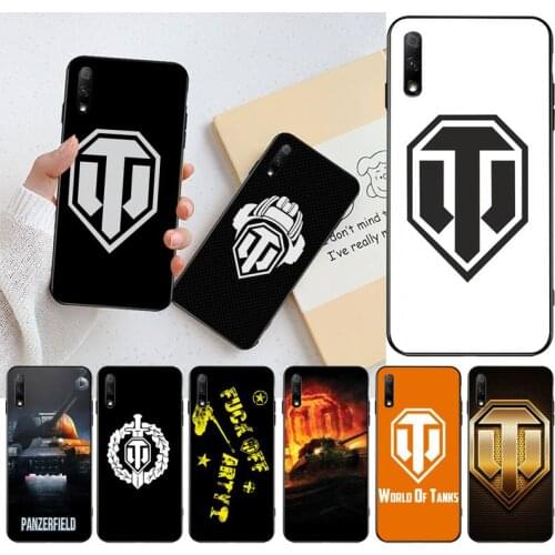 YJZFDYRM World Of Tanks logo DIY phone Case cover Shell for Huawei Honor 30 20 10 9 8 8x 8c v30 Lite view pro