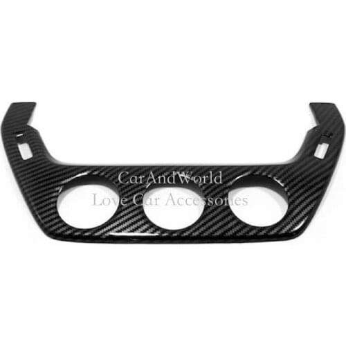 For Toyota Corolla E210 2019 2020 Navigation Panel Air Condition Vent Outlet Knob Switch Cover Frame Garnish Trims Car Accessory