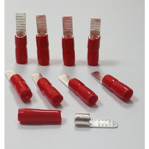 50 pair C45 Pin Cold Pressing Copper Nose 1.5 2.5 4 6 10 16 25 35 50mm2 insulated Terminal Block Switch Wiring Pressure Line