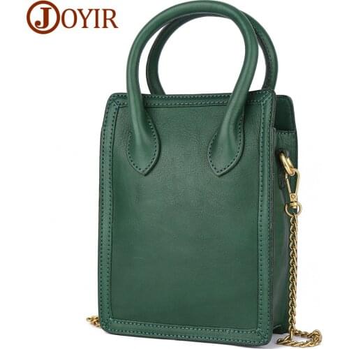 JOYIR Womens Genuine Leather Handbags Shoulder Bags Tote Bags High Quality Top-Handle Bags Messenger Crossbody Bags Female