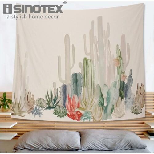 Cactus Tapestry 3D Printed Saguaro Green Plant Wall Carpet Home Wall Hanging Tapestry Soft Polyester Fabric Blanket Sheet Decor