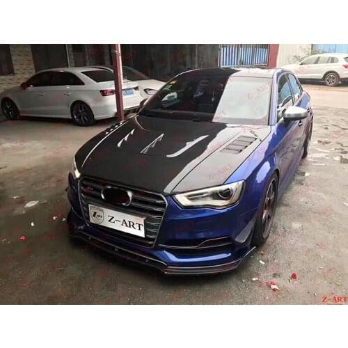 Z-ART Carbon Fiber Engine Hood for Audi A3 S3 2013-2019 real carbon fiber engine bonnet for Audi A3 S3 carbon fiber engine cover