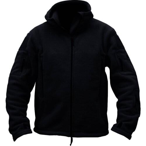 Winter Airsoft Military Jacket Men Fleece Tactical Jacket Thermal Hooded Jacket Coat Autumn Outerwear Mens Clothing 3XL