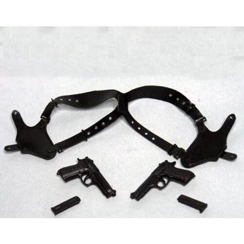 2 Color Fire 1/6 Scale Male Man Boy Weapon Accessories Classic Gun Hanging Clothes Clothing Set For 12" Male Figure Body Doll