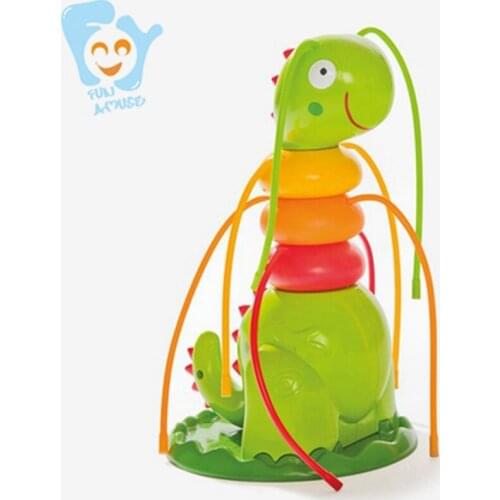Inflatable Dinosaur Caterpillar Sprinkler Baby Kid Bath Water Toys Garden Yard Fun Game