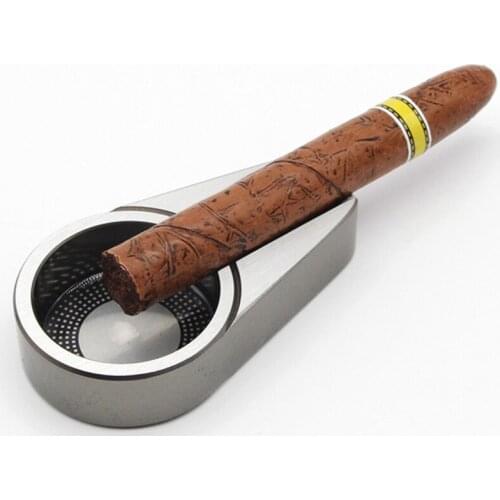 Portable Travel Pocket Mini Cigar Ashtray Metal Aluminum Table Ashtray Cigarette Ash Tray Smoking Accessories for Home Office
