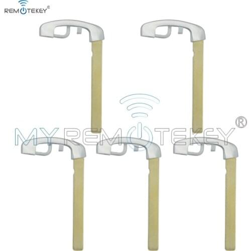 Remtekey 5pcs smart emergency key blade 2009 2010 2011 2012 2013 for BMW key 3 5 6 7 series X5