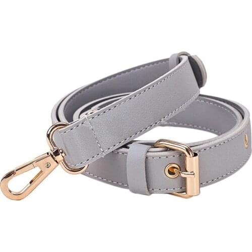 Detachable Strap Replacement Bags Straps Women Girls PU Leather Shoulder Bag Parts Accessories Gold Buckle Belts 152cm Pink