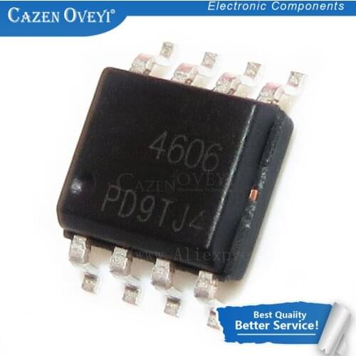 10pcs/lot AO4606 SOP-8 AO4606C SOP SMD 4606 In Stock