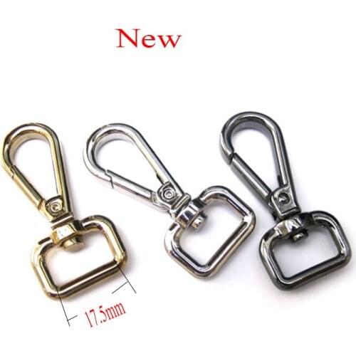 17.5mm Swivel Snap Hooks Lobster Clasp Push Gate Clips