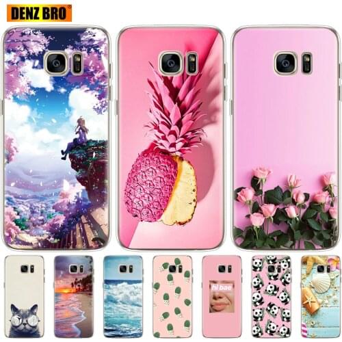 For Samsung Galaxy S7 edge Case bumper Silicon Soft TPU Back Cover For Samsung S7 G930F G930FD G930W8 Phone shell protective bag