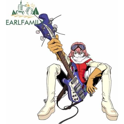 EARLFAMILY 13cm x 9.8cm For Anime Motorcycle Car Bumper Stickers Sunscreen Decal Fashion Anime Decals Occlusion Scratch