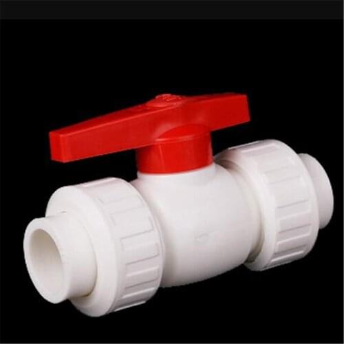 PPR Double Live Ball Valve 4 Points 20 6 Points 25 1 Inch 32 Thickened All Plastic High Density Hot Melt Water Valve