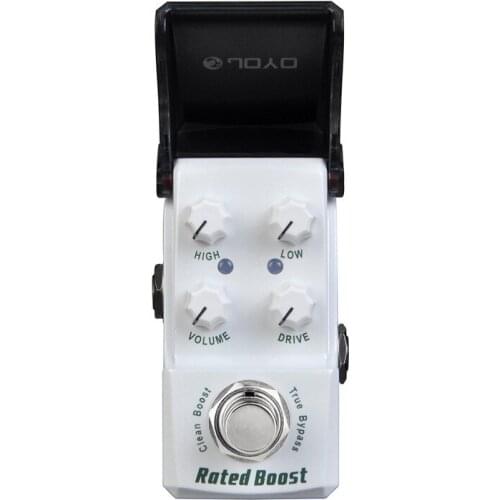 JOYO JF-301 Rated Boost Guitar Effect Pedal Processor EQ VOLUME DRIVE Adjustment True Bypass Mini Effects Guitar Accessories