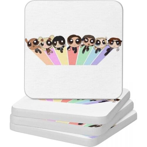 Criminal Minds Gang Diatomite Square Round Coaster Water Absorption Cup Bonsai Mat Soap Toothbrush Pad Wholesale 10x10cm