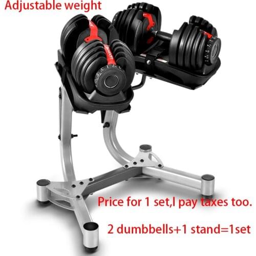 Germany Best Seller Adjustable Weight 10 20 30 40 KG Good Quality Free Adjust KG / LBS Newest Dumbbell Set
