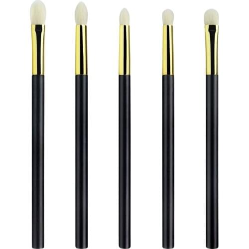 M99 Professional Handmade Makeup Brush Set 5pcs Soft Saikoho Goat Hair Eye Shadow Blending Brush Ebony Make Up Brushes Kit