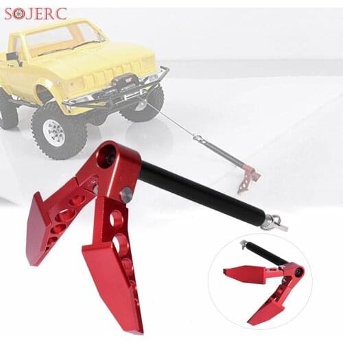 SOJERC 1/10 Metal Foldable Winch Anchor Earth Anchor Decor Tool for RC Car CC01 Axial SCX10 TRX4 RC Rock Crawler Accessories