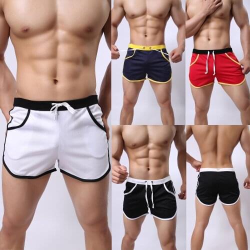 Mens GYM Shorts Training Running Sport Workout Casual Jogging Trousers Breathable Beach Short Swimwear Hot sale