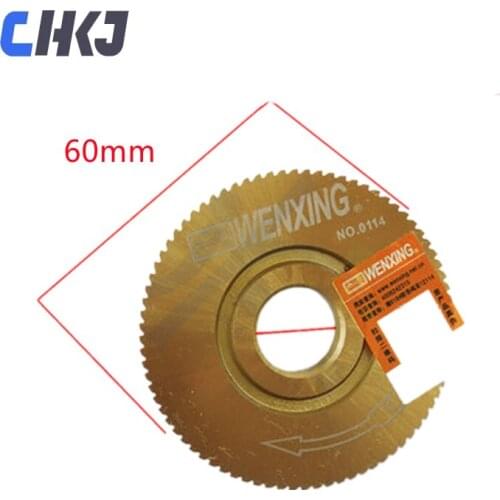 CHKJ For Wenxing single-head horizontal keying machine milling cutter 0114 plane milling cutter 80 teeth all-ground single-sided