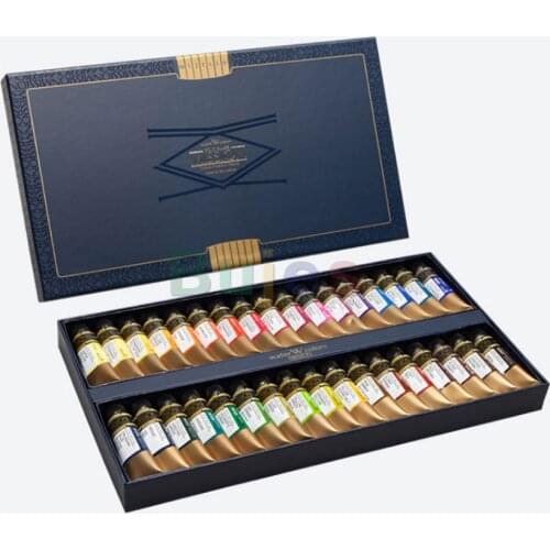 Mijello 12/18/24/36colors Gold level watercolor artist suit portable sketching block solid watercolor high concentration pigment