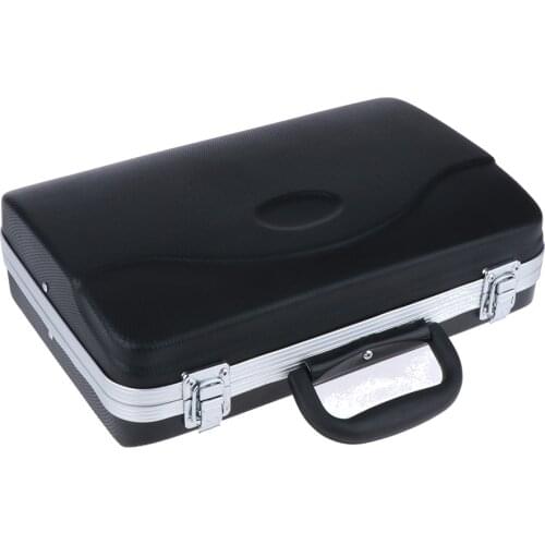 Plastic Clarinet Carrying Case Box Gig Bag Lightweight Portable Durable Black