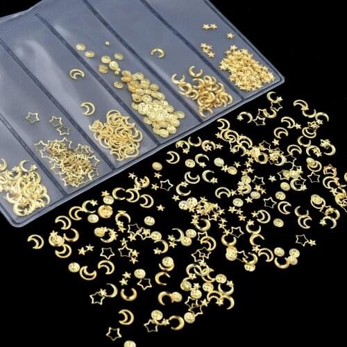 1Pcs Resin Fillings Nail Art Gold Metal 3D Mixed Frame Jewelry Filling UV Epoxy Resin Filler for DIY Epoxy Crafts Jewelry Making