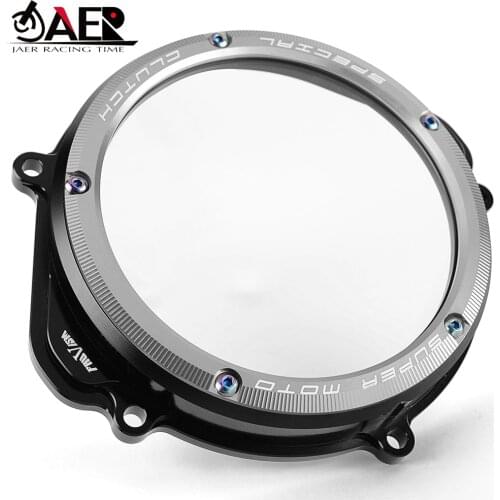 JAER Clear Engine Clutch Cover for Honda CRF250X 2004-2018 CRF250R 2004-2009 Motorcycle Accessories CRF 250 X R
