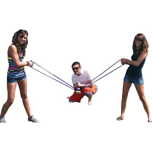3 Person Water Balloon Launcher Catapult Cannon Summer Outdoor Toy