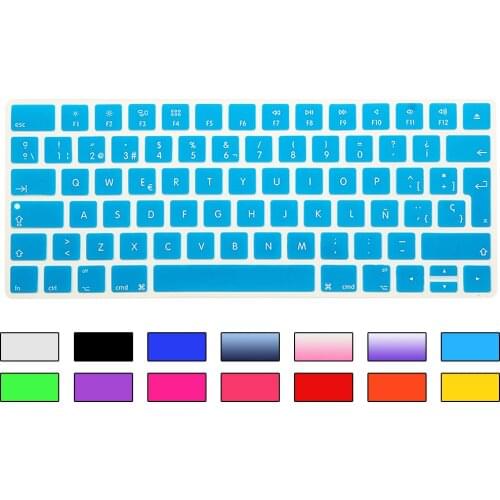 Spanish Keyboard Cover Silicone EU Euro ESP For New iMac Magic Magic 2 Bluetooth Keyboard PC Computer Skin Protector