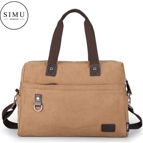 SIMU Large Men's Bags