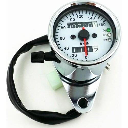 Universal Motorcycle Odometer KMH Speedometer Gauge for Honda Kawasaki Suzuki CB