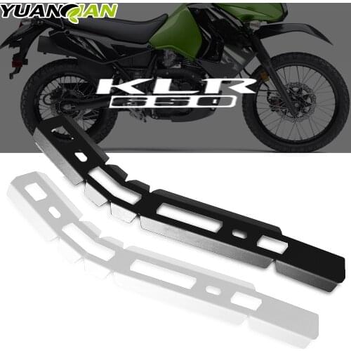 KLR 650 Motorcycle Exhaust pipe protection cover For KAWASAKI KLR650 2008-2021 2009 2010 2011 2012 2013 2014 2015 2016 2017 2018
