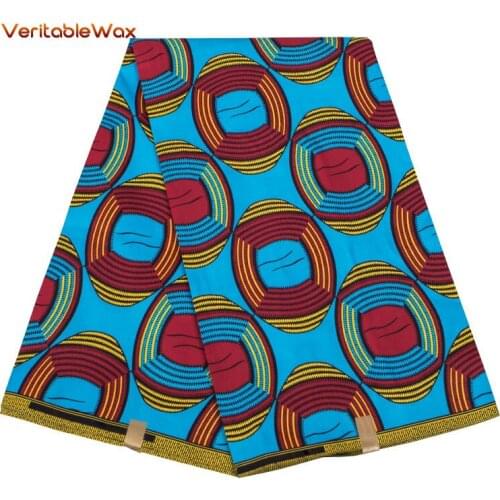 2020 Ankara African Polyester Wax Prints Fabric VeritableWax High Quality 6 yard African Fabric for Party Dress fp6404
