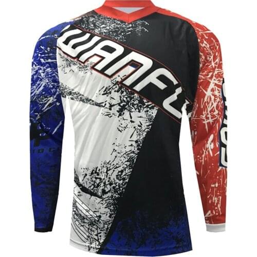 2021 MTB Motorcycle Jersey Mountain Bike Clothing MX Bicycle T-shirt DH Cycling Clothing Off Road Motocross Wear