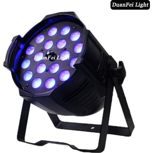 24pcs/ lot indoor led par can led zoom rgbwauv dmx par can led 18x15W for stage party