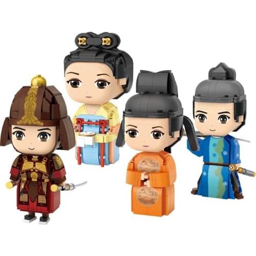 4 styles LOZ MINI Building Blocks of Chinese popular movies creative funny toy Action Figuers Toys for kids Brinqueos limited