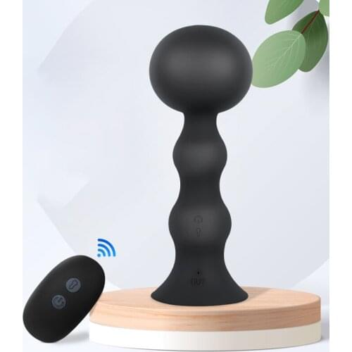 Anal Plug Vibrator Anal Beads Inflatable Butt Plug G Spot Anus Dilator Prostate Massager Adult Erotic Sex Toys For Couples