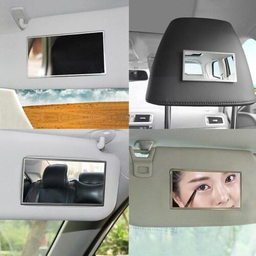 Car Sun Visor Mirror 6 LED Lights Screen Beauty Makeup Looking Truck Automotive Glass Dressing Accessories O1R5
